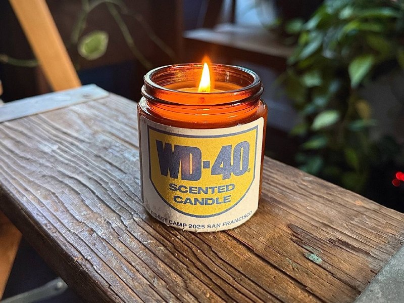 В США начали продавать свечи с ароматом легендарной WD-40 и запахом настоящего гаража за $15. Произв