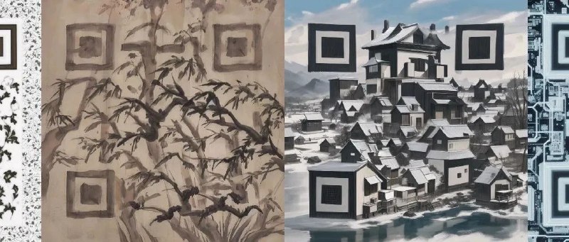 AI 生成可扫码图像 — 新 ControlNet 模型展示边读边震撼这个太酷了，刷到最后发现是认识的人做的，哈哈哈😆