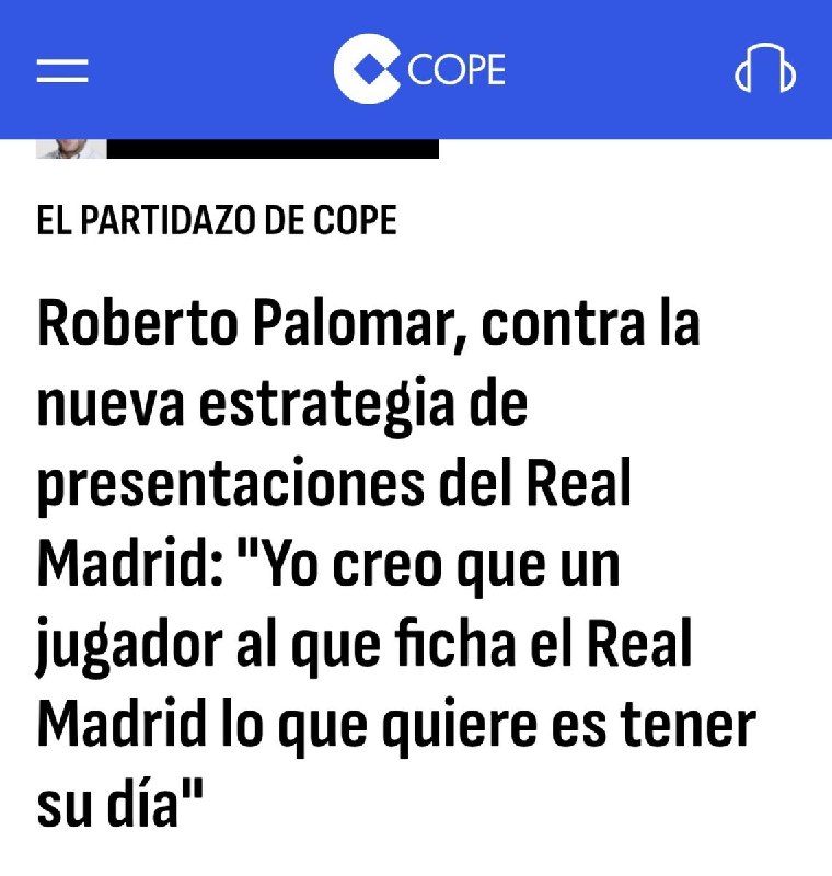 رئال مادرید توییت | Real Madrid Tweet: 🟢 رسانه ها | به نظرم بازیکنی که رئال مادرید جذبش میکنه، دوست داره روز خودش رو داشته باشه.🟢و اون روز رو در شبکه RMTV، کن