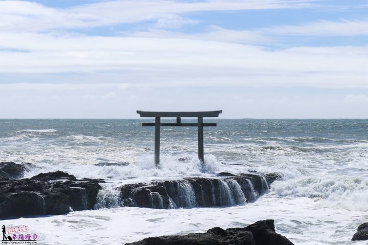 北關東最美的海上鳥居，拍攝日出的絕佳景點，動漫迷的朝聖地