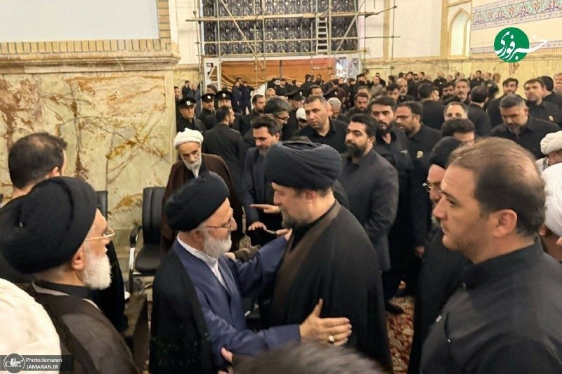 נוכחותו של סייד עלי אסגר חיג'אזי בטקס הלווייתו של האייתוללה חמינאי.