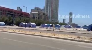 עיריית ביירות החלה בפינוי אוהלי עקורים מאזור BIEL