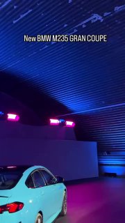 Новый BMW M235 GRAN COUPE в цвете Borusan Blue.