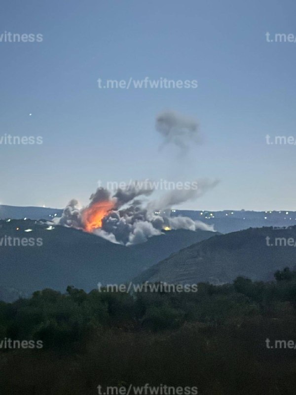 ️🇱🇧🇮🇱 פיצוץ ישראלי מסיבי מכוון בעיירה הלבנונית הכבושה טלוש בתוך אזור הביטחון של דרום לבנון.