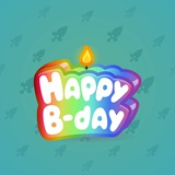 B-Day Candle #189