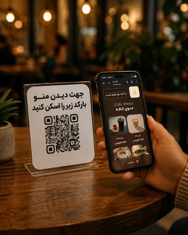 باغ نو: ❇️🔴🔸 کافه‌تون رو با یه منو خاص، توی ذهن مشتری ماندگار کنید.☕️یه منو ساختیم که فرق داره... آنلاینه!همه‌چیز خیلی قشنگ تر ا