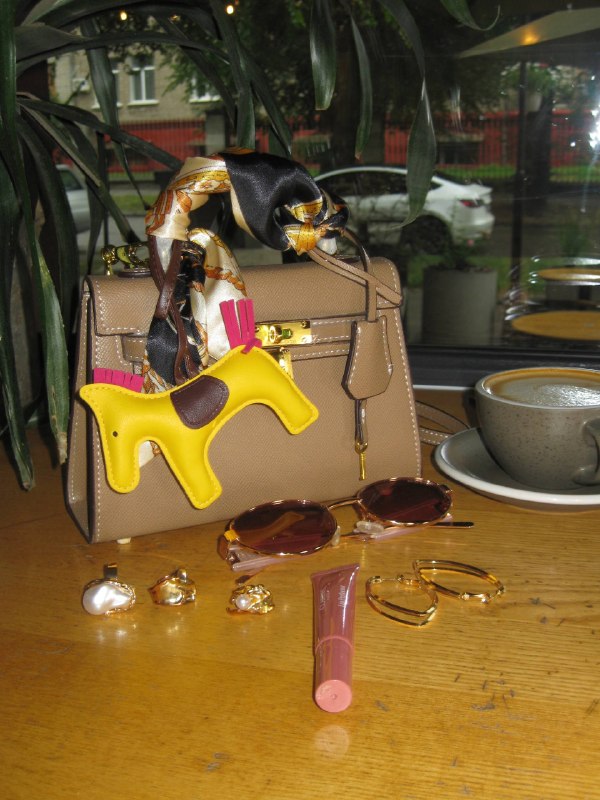 Hermes Hermès Kelly 20 Twilly Coffee, фото 22