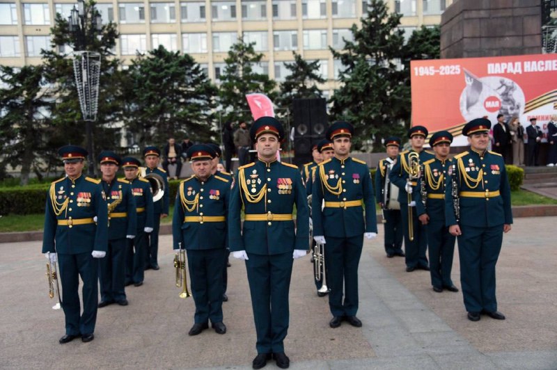 Оркестр Росгвардии из Дагестана под управлением заслуженного артиста республики Ильяса Бектемирова вышел в финал Всероссийского конкурса!!! фото