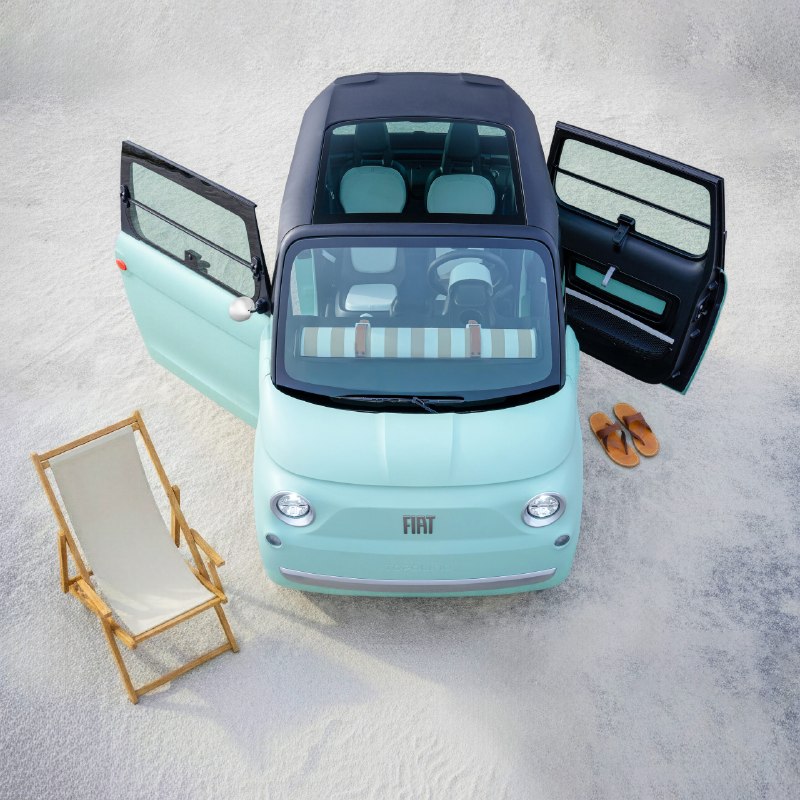 🚗💡 Итрельный перезапуск ретро-стиля: Fiat Topolino EV возвращает «bubble» в XX