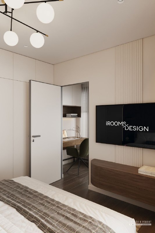 Квартира 89,8 м для семьи из 4 человек. Дизайн - студия iRooms Design от_65м Дизайн и ремонт - изображение 5 - дизайн, квартира, семьи