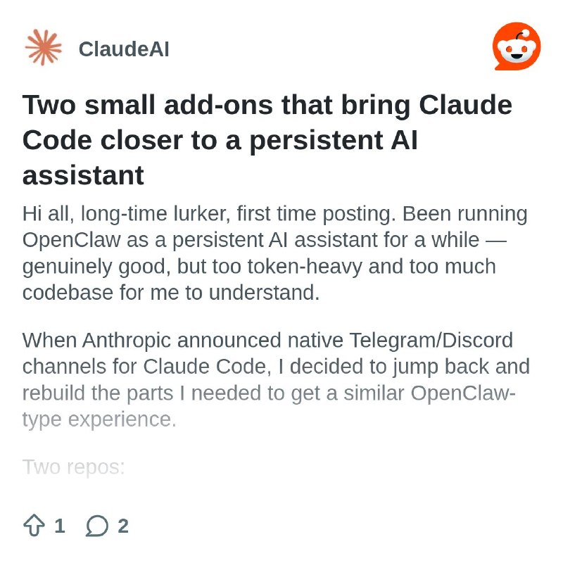 From the ClaudeAI community on Reddit