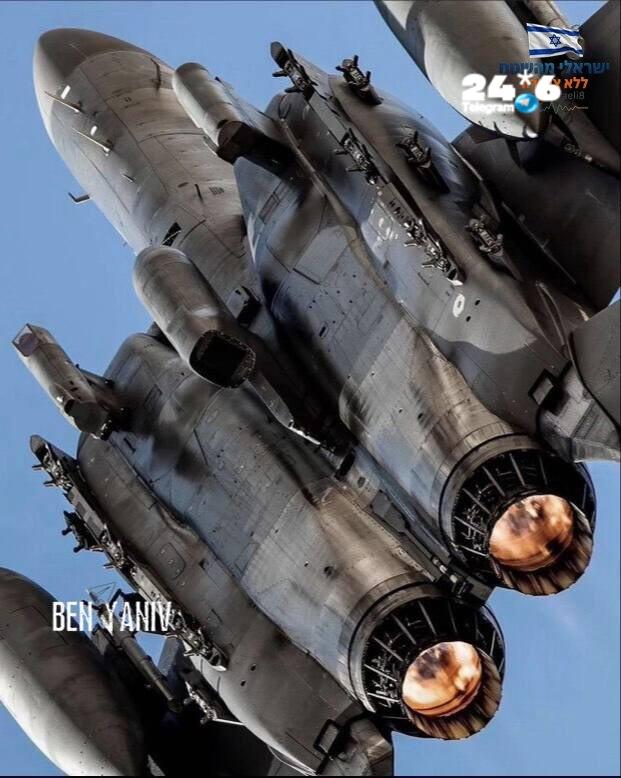 🇮🇱 טראמפ מפרסם עכשיו ברשתות שלו תמונה של F-15.