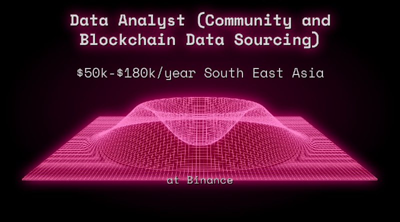 Web3 Data Analyst (Community and Blockchain Data Sourcing) South East Asia at Binance