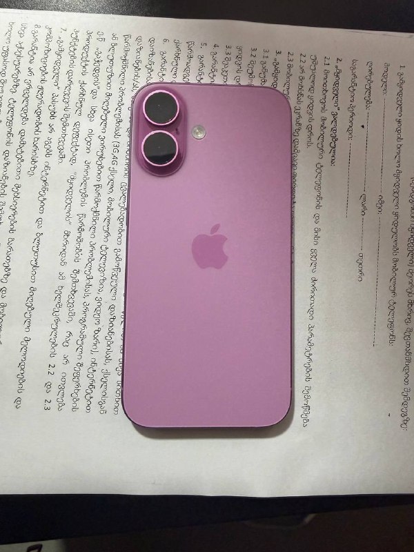 iPhone 16 как новый, 1800 GEL — фото 1