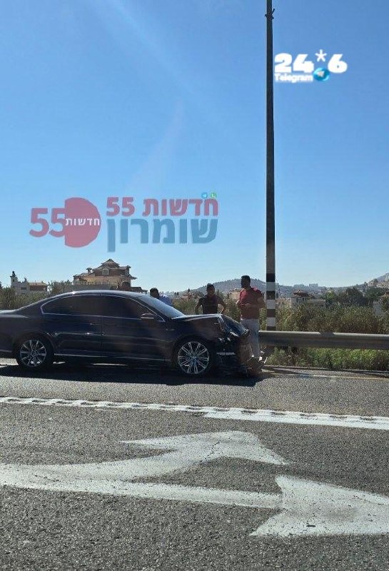 🇮🇱 כביש 60: בעקבות תאונת דרכים בין רכבים פלסטינים סמוך לתורמוסיא, יש הפרעה לתנועה ומתחיל להיווצר עומס.