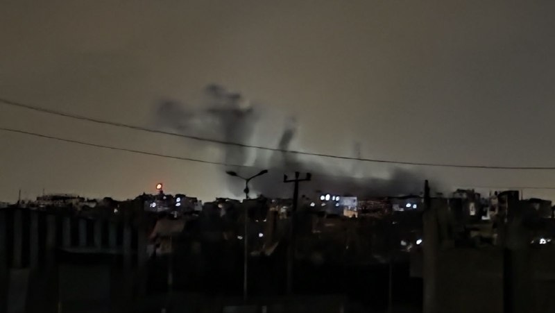 דחוף | מטוסי ישראל הפציצו בית לאחר שאיים עליו במחנה הפליטים בורייג' במרכז רצועת עזה