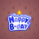 B-Day Candle #5