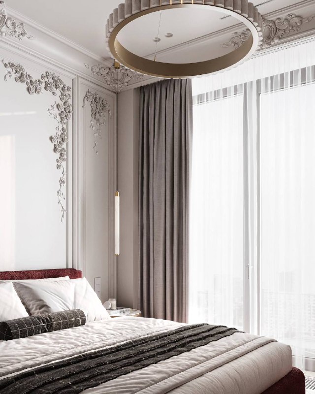 Элегантная спальня с санузлом из проекта в Москве. Вам нравится? Дизайнер Юлия Федосеева - изображение 2 - элегантная, спальня, санузлом
