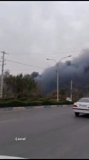 זירת הפיצוץ הנורא בנמל בושהר