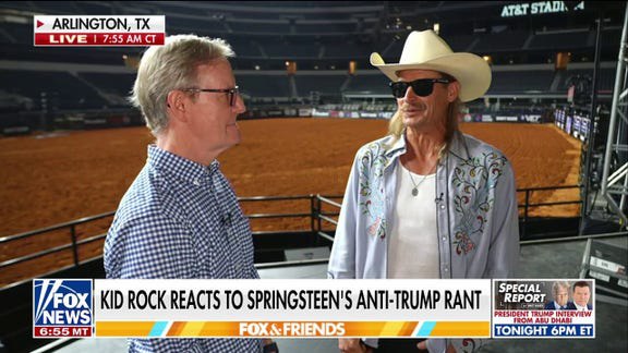 Kid Rock calls out Bruce Springsteen's anti-Trump rant on European tour, says it was a 'punk move'