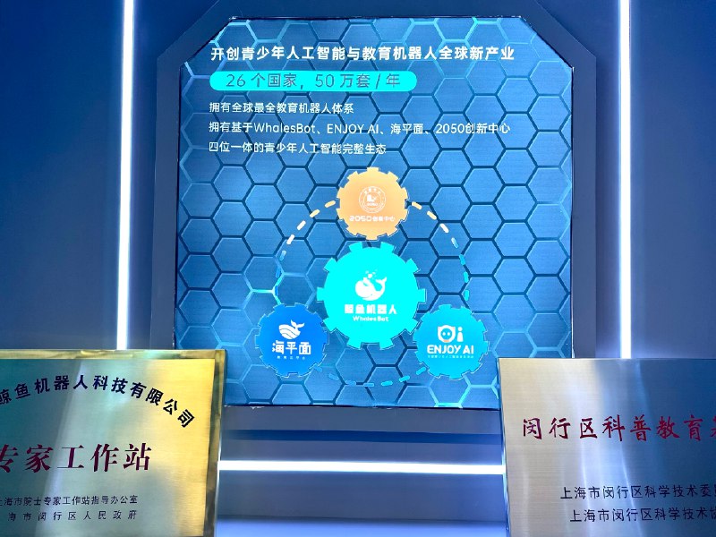 来鲸鱼机器人拜访～编程教育机器人行业的隐形冠军 今年能做大几个亿 主要做2B/2G 覆盖3-22岁主要学习年龄段 用考级竞赛评价体系撬杠杆 结合硬件和内容全链路打通 现在出口26个国家 渗透了全国15000所中小学 上海政府给批了25亩地自建工厂……这生意太好了真的！来鲸鱼机器人拜访～编程教育机器人行业的隐形冠军 今年能做大几个亿 主要做2B/2G 覆盖3-22岁主要学习年龄段 用考级竞赛评价体系撬杠杆 结合硬件和内容全链路打通 现在出口26个国家 渗透了全国15000所中小学 上海政府给批了25亩地自建工厂……这生意太好了真的！