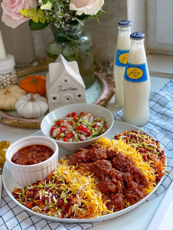🫂همدلی🫂: 🥘 ناهار امروز همدلی، قیمه نثار 😋➡️ @Hamdeli20 🌺🍃