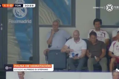 RealMadridFarsi: مورینیو بازی امروز کاستیا را از نزدیک تماشا کرد@RealMadridFarsi