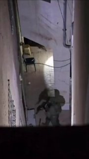 סצינות המתעדות צה"ל פושטים על בתי אזרחים בעיירה אל-סמוע, דרומית לחברון, תחת איומי אקדח במהלך פלישות לילה, ת…