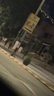 כוחות הכיבוש מסתערים על רחוב נצרת בעיר ג'נין.