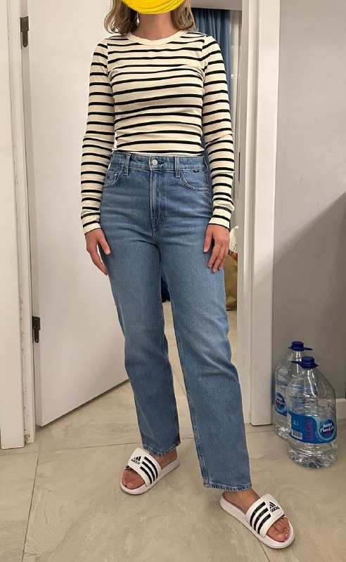 Отдам практически новые джинсы по цене шоколадки (15 лари) — фото 1