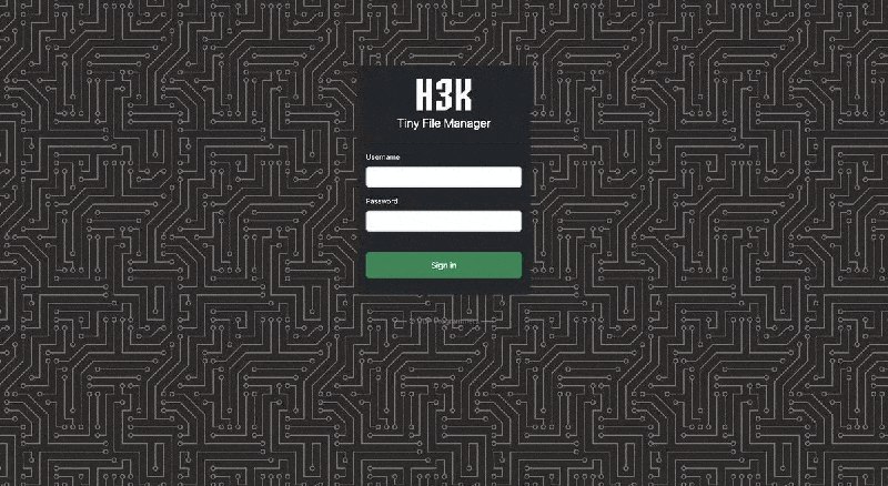 Tiny File Manager - Web Based File Manager in Single PHP File
