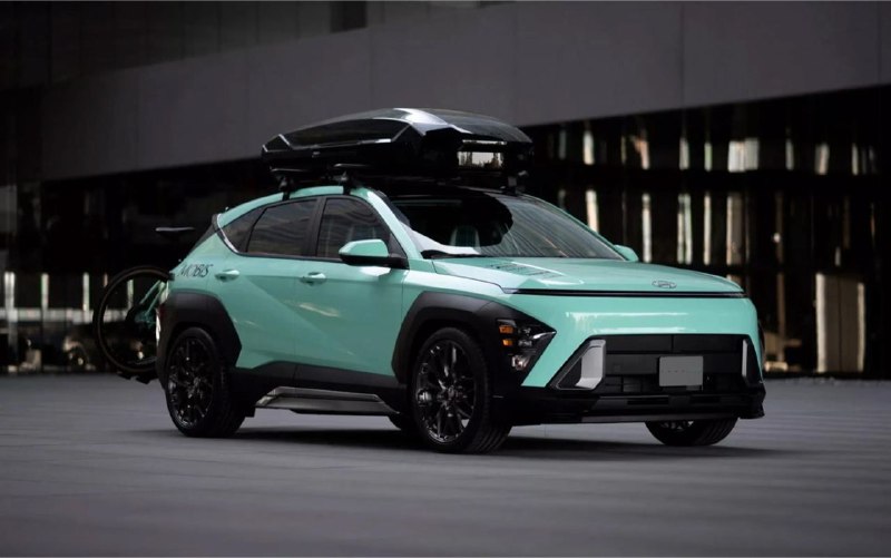Hyundai представила новую версию кроссовера Kona под названием Jayde. Автомобиль пока носит статус к