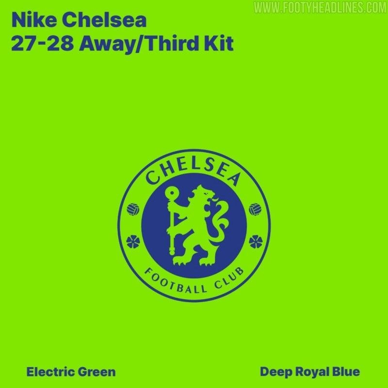 Chelsea Twitter | چلسی توییتر: چلسی به دنبال برگردوندن رنگ سبز روشن برای کیت دوم یا سوم فصل آینده‌ست. طبق گفته فوتی هدلاینز این کیت قراره با الهام از ک