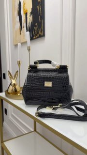 Dolce Gabbana Dolce & Gabbana Sicily Croco Black, фото 11