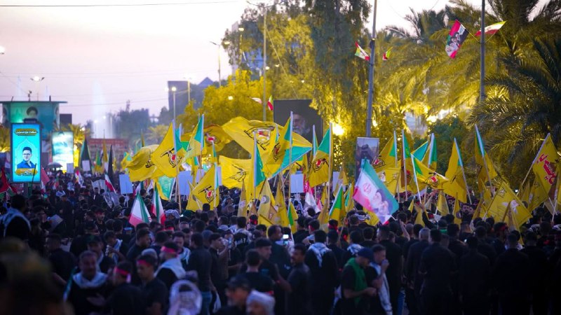 — 🇮🇷/🇮🇶 חדש: ההמונים בנג'ף, עיראק, לטקס הלווייתו של האייתוללה חמינאי ממשיכים לגדול