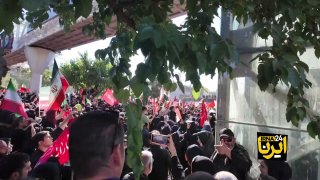 🎥 גופת המנהיג ההרוג עברה דרך קהל רב של אבלים באחת מכיכרות העיר משהד בירושלים