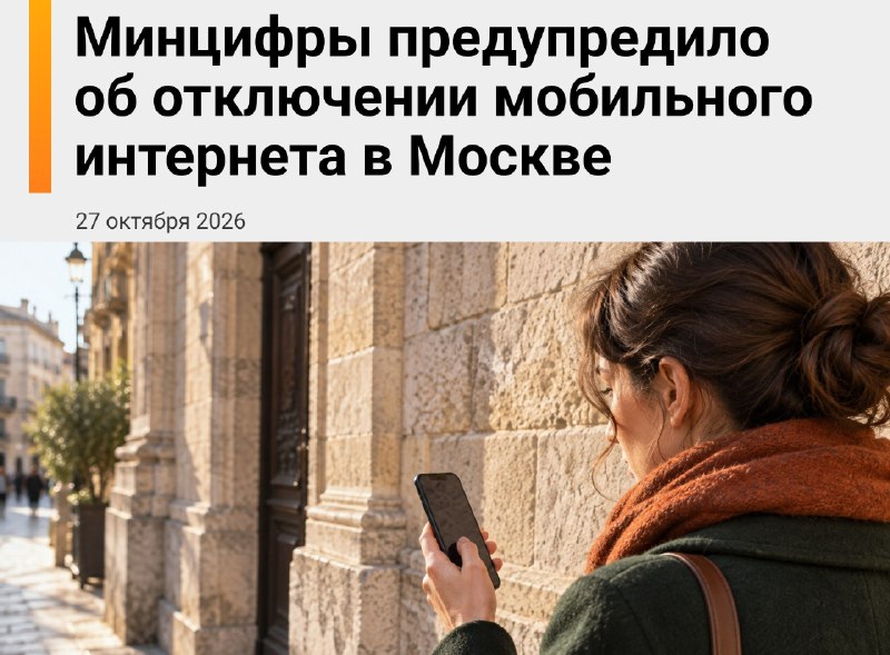 ייתכן שהאינטרנט הסלולרי במרכז מוסקבה ייסגר תוך פחות משעה המשרד לפיתוח דיגיטלי הזהיר מפני הגבלות בתוך טבעת ה…