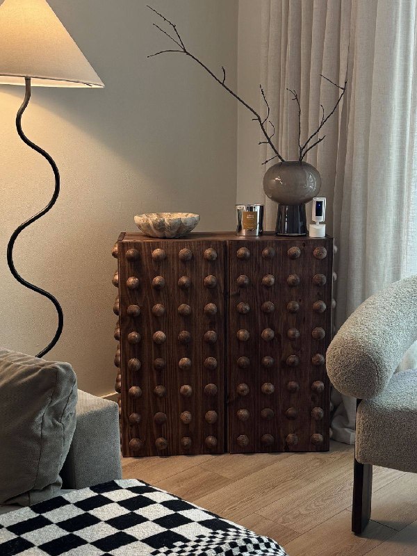 Тренд в интерьере мебель и декор с объемными бусинами Как вам? Please open Telegram to view this post VIEW IN TELEGRAM - изображение 9 - telegram, view, тренд