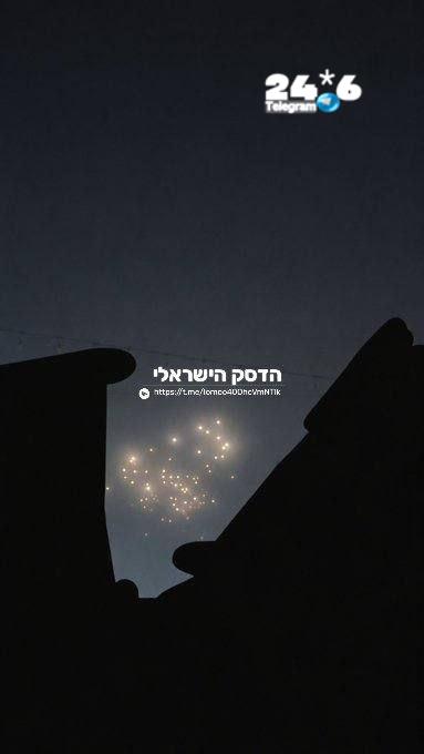 🇮🇱 שמי בחריין לפני זמן קצר. טילים עם ראש קרב מתפצל.