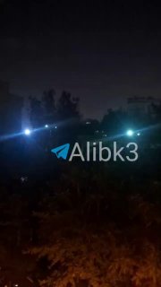 הפעלת הגנה אווירית במזרח טהראן לפני זמן קצר.