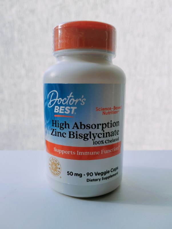 Цинк (Zinc) в супер-усвояемой и не раздражающей желудок форме хелатного бисглицината – 90 капсул по  — фото 1