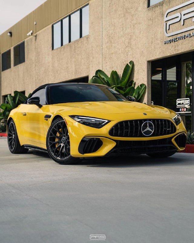 Mercedes-AMG SL 63 (R232) в цвете Sun Yellow 8