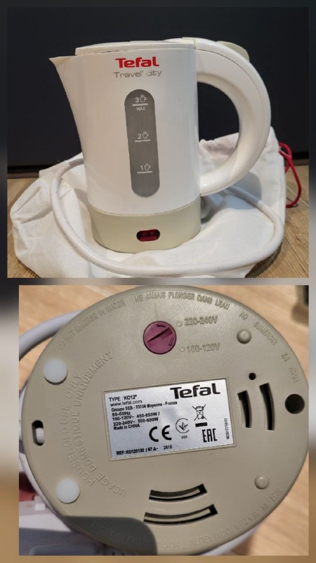 🫖 Дорожный чайник Tefal Travel’city