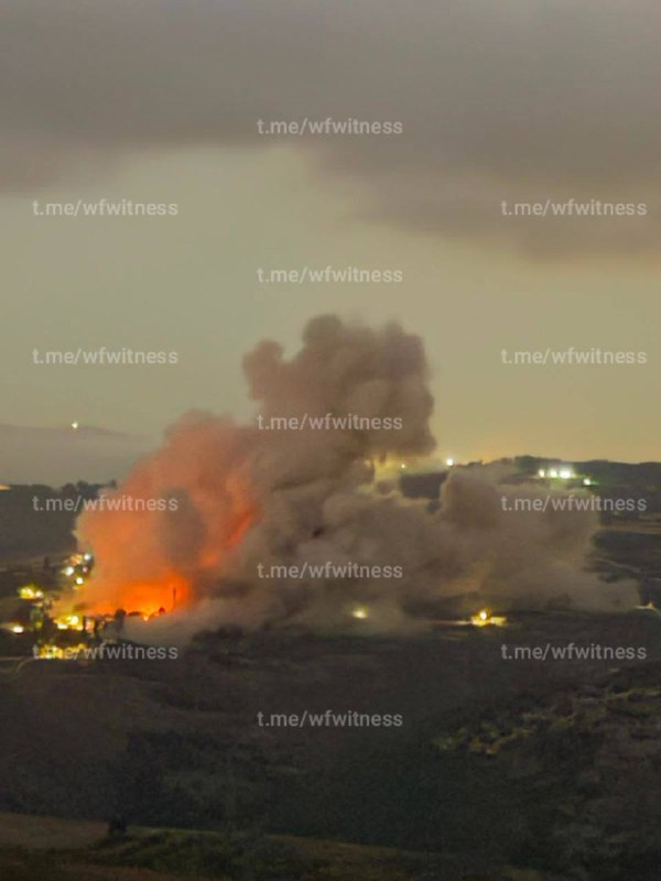 ️🇱🇧🇮🇱 פיצוץ ישראלי בעיירה בני חיאן, דרום לבנון.