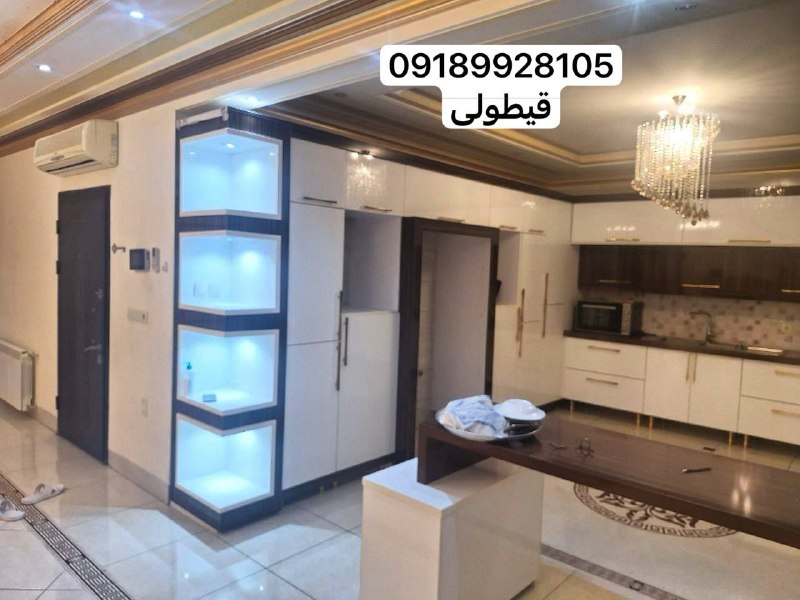 پایگاه خبری سلام پاوه: 💢فروش کابینت آشپزخونه💢 هایگلاس AGT درجه یک تمیزپلهایصفحه ۷ سانتیهمراه با سینک ، هود و گازلوازم مصرفی پایهها ، ریل و آر