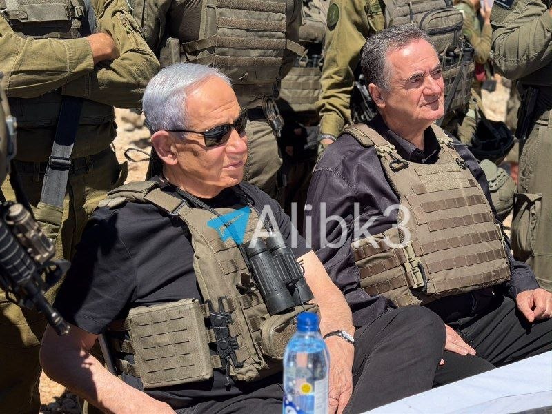 נתניהו ושר הביטחון כץ סיירו בפסגת החרמון בסוריה.