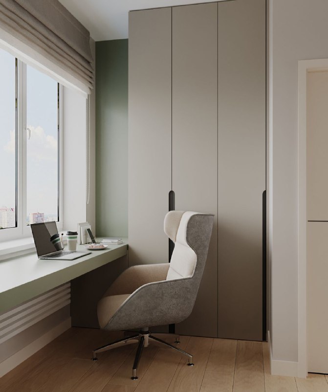 Тёплая ванная с терракотовыми акцентами и гардеробная завершают наш проект домвсочи Уютная ванная с яркой акцентной стеной из терракотовой плитки и... - изображение 6 - ванная, зеркалом, плавающая