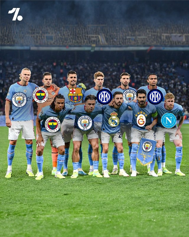 فوتبال اروپا | چمپیونزلیگ: ⚽️وان فوتبال: فقط 3 بازیکن از تیم منچسترسیتی که در سال 2023 برای اولین بار قهرمان لیگ قهرمانان اروپا شد، هنوز توی باشگاه