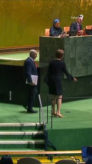 Dozens of representatives present at the UN General Assembly on Thursday, September 24, left the hall at the same time as Benjamin Netanyahu, the Prime Minister of Israel, opened his speech.