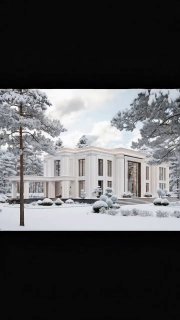 Наша архитектура зимой невероятна, согласны? Перед вами концепции загородного дома Elegant, в котором будет жить семья наших заказчиков свою счастл... - изображение 4 - наша, архитектура, зимой